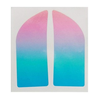 gogoro 2 S2 地燈膜 - 炫彩漸變 - 防刮耐磨, 2片