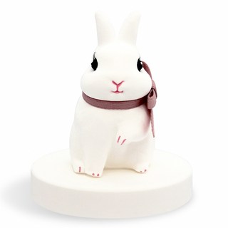 O'Pretty 歐沛媞 室內車用香氛擴香石擺飾 可愛兔蝴蝶結 (7X8cm), 1個