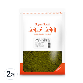 SUPERGOOD Gomine 辣木葉粉, 200g, 2個
