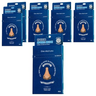 One-day's you 黑頭掰掰毛孔清潔鼻貼, 5片, 6組