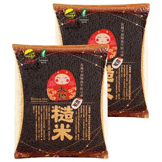 大橋牌 胚芽糙米 1.5kg CNS一等 台灣產, 2包