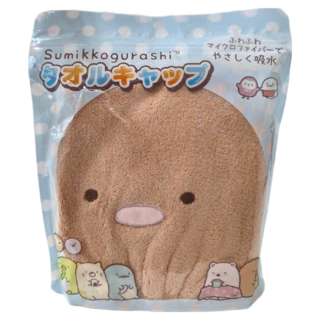 Sumikkogurashi 角落生物 浴帽, 炸豬排 棕色, 1個