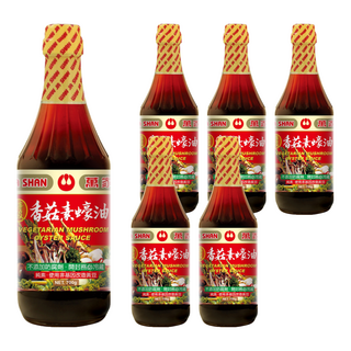 萬家香 特級香菇素蠔油, 700g, 純素, 不添加防腐劑, 6瓶