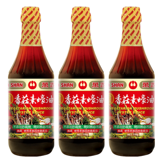萬家香 特級香菇素蠔油, 700g, 純素, 不添加防腐劑, 3瓶