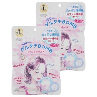 KOSE 高絲 CLEAR TURN 光映透 白玉光澤爆彈面膜, 7個裝, 2個