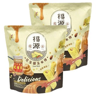 新竹福源 花生醬玉米棒, 180g, 2袋