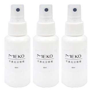 MEKO 不透光分裝噴瓶 台灣製造 噴霧細緻, 白色, 3個