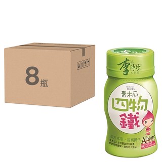李時珍 青木瓜四物鐵, 8瓶, 50ml, 1盒