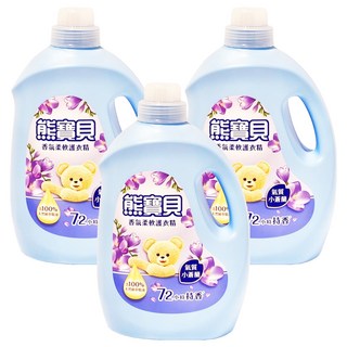 Snuggle 熊寶貝 香氛柔軟護衣精 優雅小蒼蘭香氣, 3L, 3桶