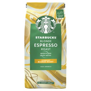 STARBUCKS 星巴克 黃金烘焙咖啡豆, 未研磨, 200g, 1包