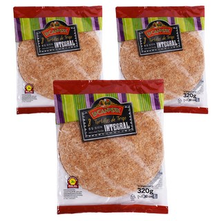 LACANASTA 全麥墨西哥餅皮 20cm, 320g, 3包