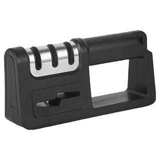 뉴리스 다기능 손잡이 칼갈이기, 블랙, 1개