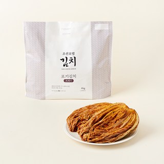 조선호텔 포기김치 프레시, 4kg, 1개