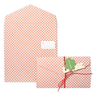 투영디자인 포인트 편지카드 5p 키트 세트, 체크