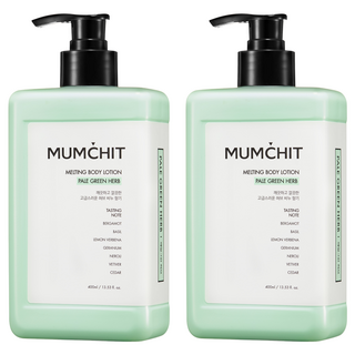 멈칫 멜팅 바디로션 페일그린 허브향, 400ml, 2개