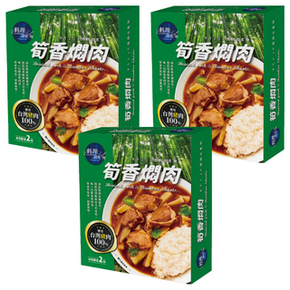 聯夏 料理研究所 筍香燜肉 2包, 400g, 3盒