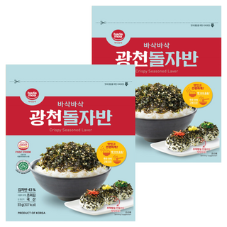 bada moa 廣川酥脆海苔酥, 55g, 2包