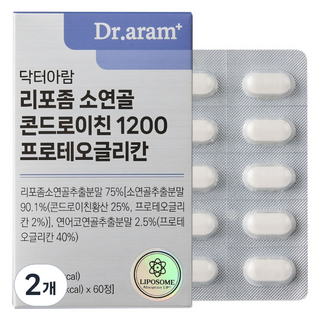 DR.ARAM 脂質體小牛軟骨軟骨素 1200 蛋白聚醣 48g, 2個, 60錠