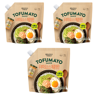 Bokumjari Brunch Table 辣味明太子豆腐美乃滋醬, 3個, 500g