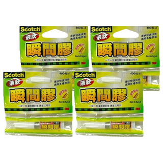 4004l-4 0.5gx4 液狀瞬間膠, 4包