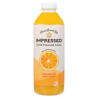 冷壓柳橙汁, 1L, 1個