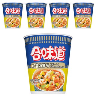 NISSIN 日清 CUP NOODLE 合味道 XO醬海鮮味杯麵, 5入