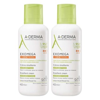 A-DERMA 艾芙美 燕麥新葉益護佳營養霜 400ml 舒緩乾癢, 2瓶