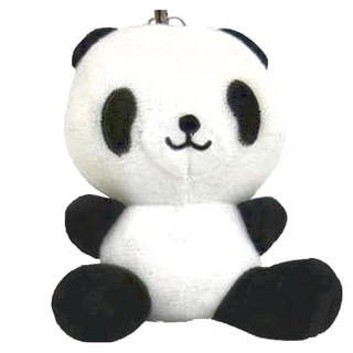 凱騰 熊貓防身器 絨毛娃娃 適用於書包 聲音警報, 1個