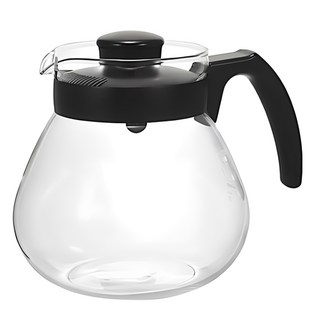 HARIO 好璃奧 咖啡耐熱玻璃壺, TCR-100B 黑色, 1L, 1個