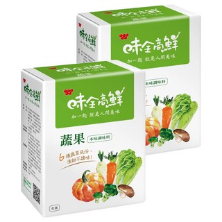 味全 高鮮蔬果本味調味料 6種蔬菜成份 清甜不搶味, 320g, 2盒