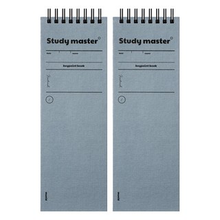 MUNID Kipoint上鐵手寫筆記本, 靛藍色, 2個