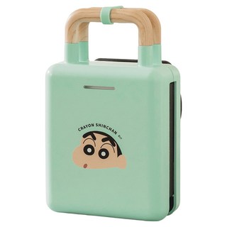 norns Like a Cork 蠟筆小新 熱壓三明治鬆餅機 雙面加熱 600W功率 3分鐘速熱, NCE-22004