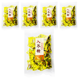 高麗人蔘風味糖 台灣產, 110g, 5袋