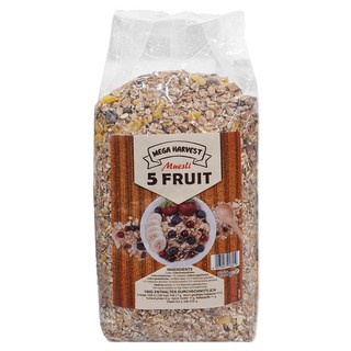 MEGA HARVEST 德國什錦水果榛果穀片, 1kg, 1包
