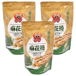 福味麻花捲 海苔, 200g, 3包
