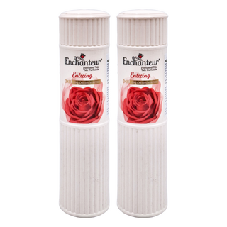 Enchanteur 艾詩 香氛爽身粉 紅色 玫瑰小蒼蘭 200g, 2個