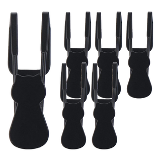 小麥購物 鐵藝貓咪門後掛鉤 單鉤款 G879 18g, 黑貓, 6個