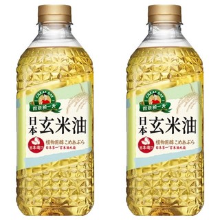得意的一天 日本玄米油 富含穀維素、維生素E 非基改米源 適用於各種高溫烹調, 2.4L, 2桶