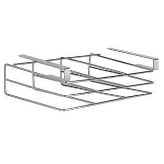 comet 不鏽鋼雙層掛式砧板架, 1個, 銀色