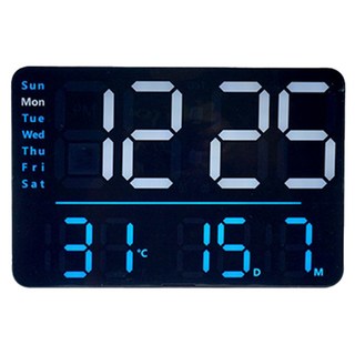 萬年曆LED電子掛鐘 DS-6653, 綠色