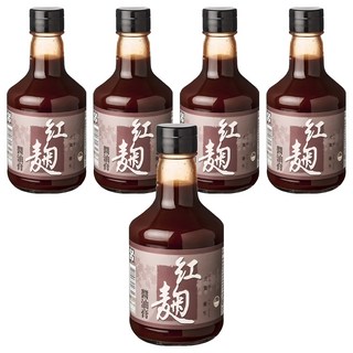 菇王 紅麴醬油膏，300ml，自然釀造，無添加劑, 5瓶