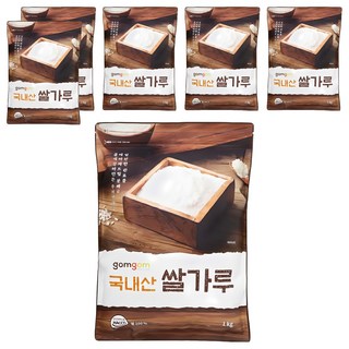 gomgom 米穀粉, 1kg, 6包