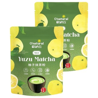 O'natural 歐納丘 柚子抹茶粉, 10g, 6入, 2袋