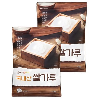 gomgom 米穀粉, 1kg, 2包
