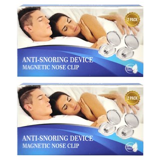 Neon 台灣霓虹 迷你止鼾器 矽膠磁性鼻夾, 2盒