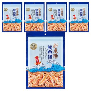 新東陽 魷魚條, 炭燒風味, 80g, 5包