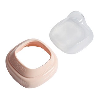 hegen 小山丘替換奶瓶環蓋組 防塵奶瓶蓋+替換奶瓶環 材質:聚丙烯PP 耐熱溫度:-20°C ~ 110°C, 嫣粉色, 0ml, 1組