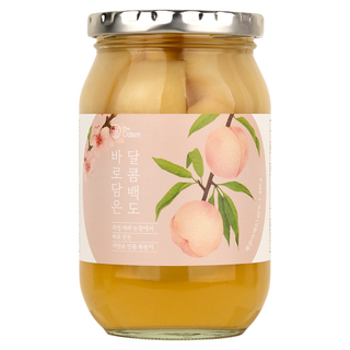 더오담 바로담은 달콤 백도, 1개, 450g