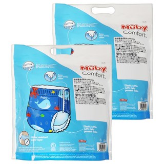 Nuby 游泳尿布 男款 體重12~17kg兒童適用, XL, 6片
