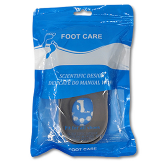 SKYWEEDS 足弓型鞋墊 黑色 + 拉鍊袋組合, 1套